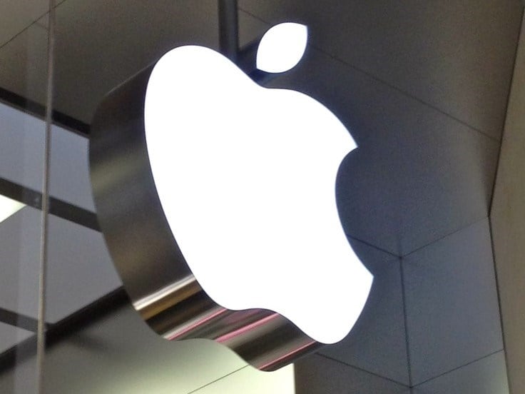 apple logo large store