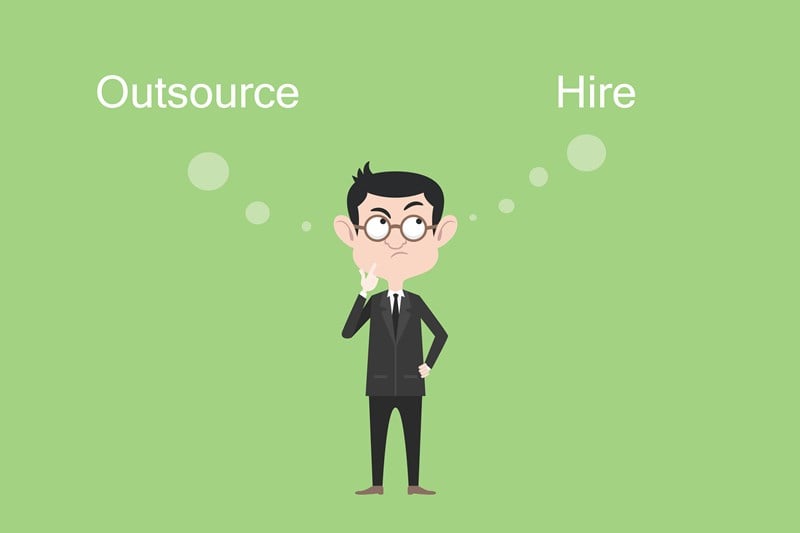 outsourcing vs hiring