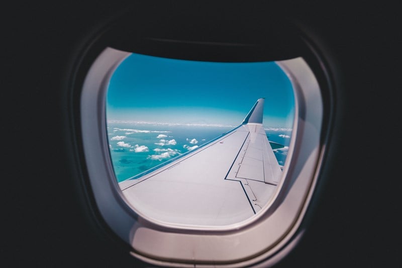 plane window