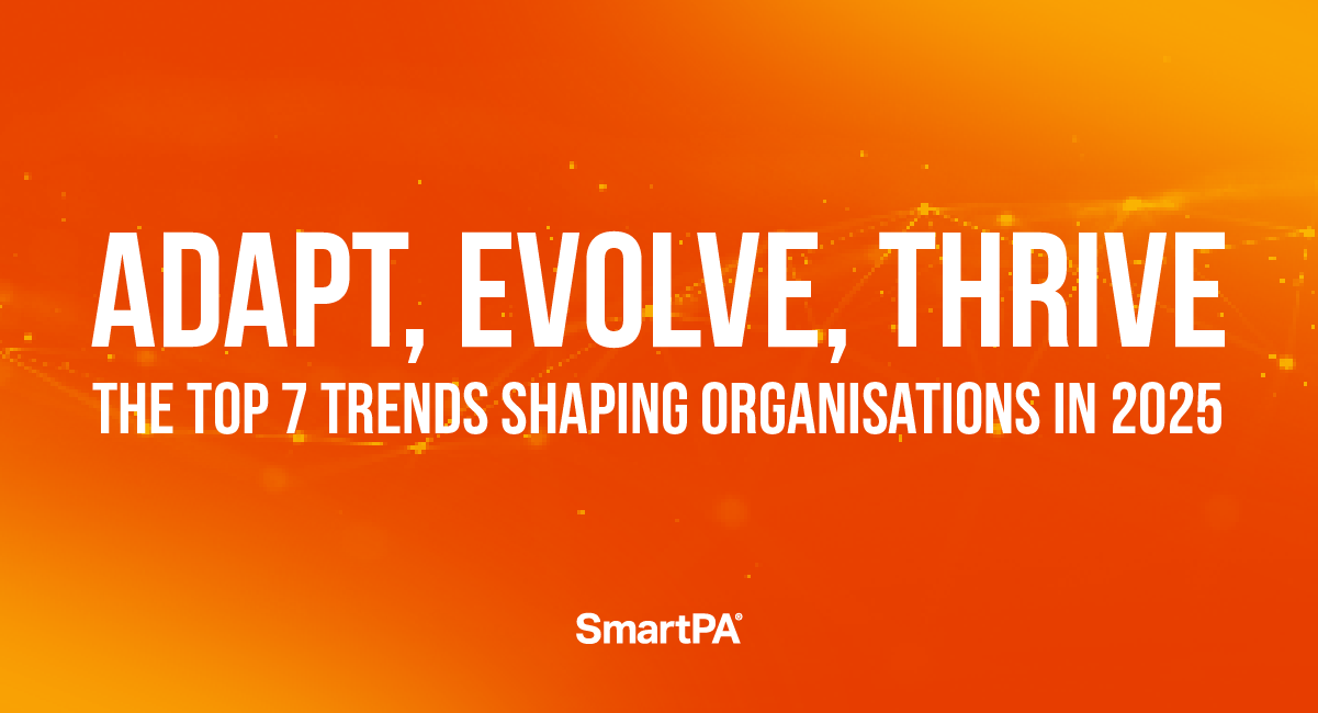 Adapt, Evolve, Thrive: The Top 7 Trends Shaping Organisations in 2025 blog header