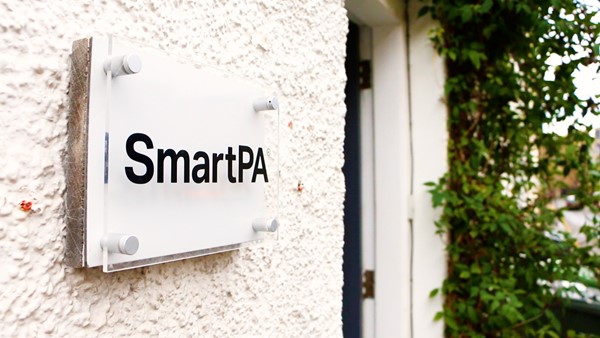 SmartPA Logo outside Head Office